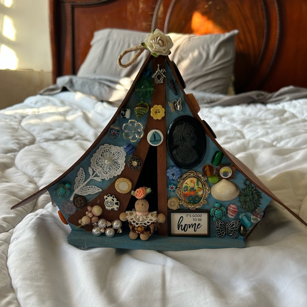 Embellished Birdhouse